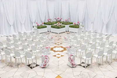 Aga Khan Museum: event room set for a ceremony