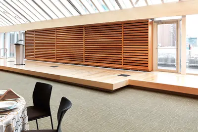 Bram & Bluma Appel Salon: event room interior