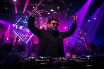DJ RP Singh at the decks