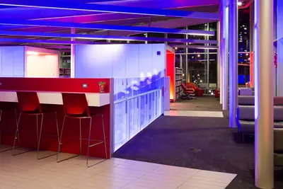 Fort York Library: event space interior