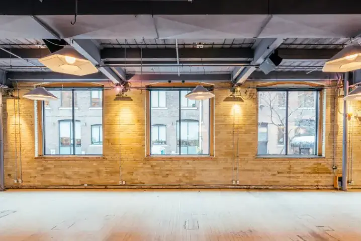 Second Floor Events: empty loft event space